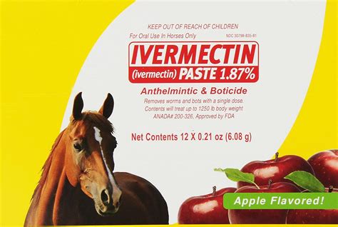 ivermectin horse paste for humans.